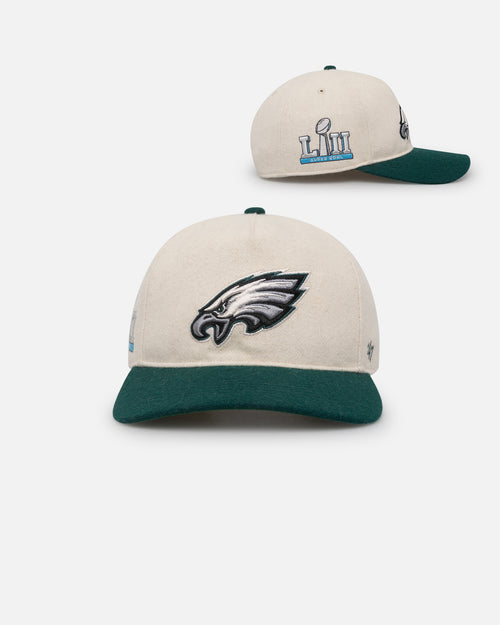 47 Brand Philadelphia Eagles Superbowl Gridiron Legacy Wooly Sure Shot Snapback Natural/Pacific