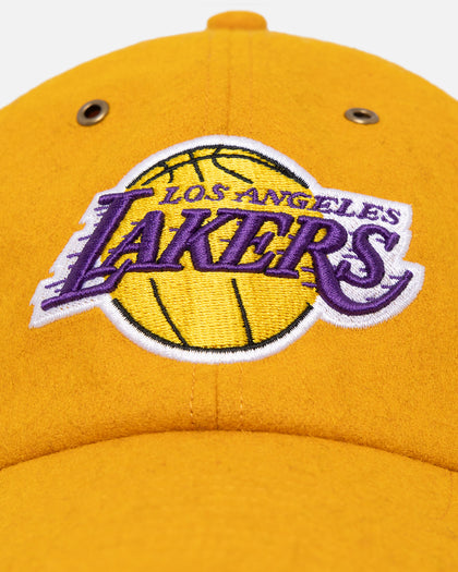 47 Brand Los Angeles Lakers Wooly Clean Up Strapback Gold