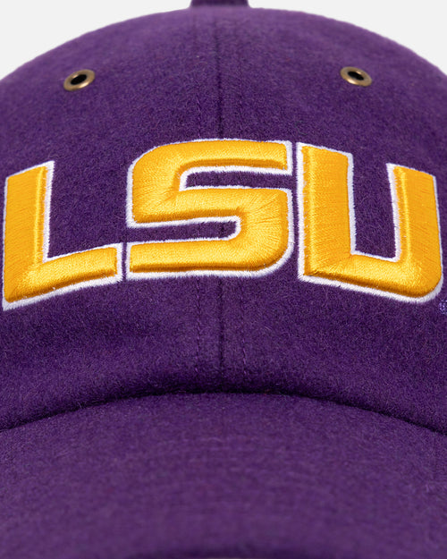 47 Brand Louisiana State Tigers LSU Wooly Clean Up Strapback Purple