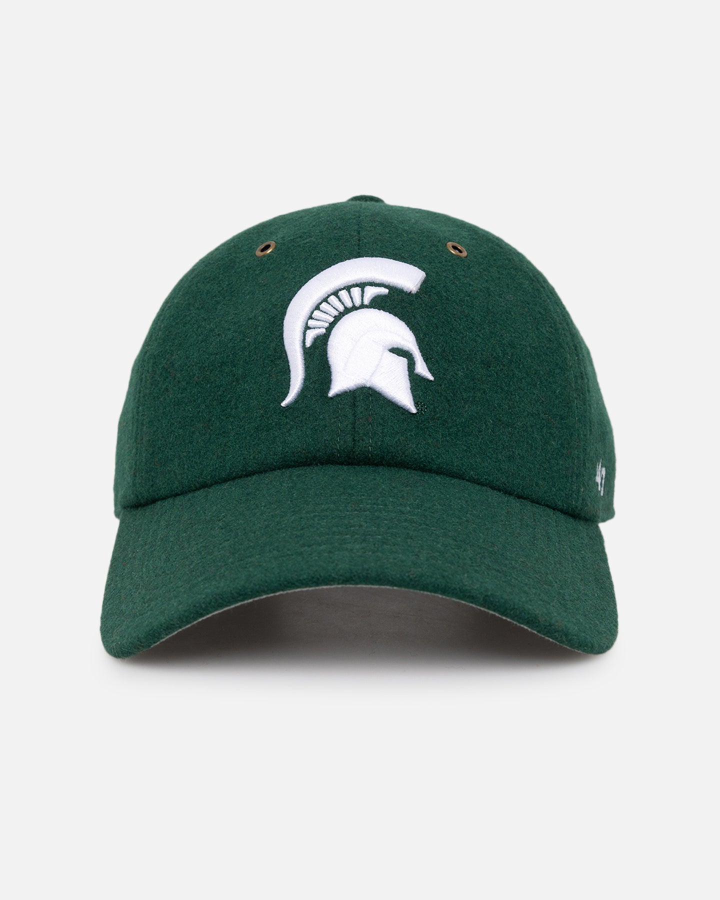 47 Brand Michigan State Spartans Wooly Clean Up Strapback Dark