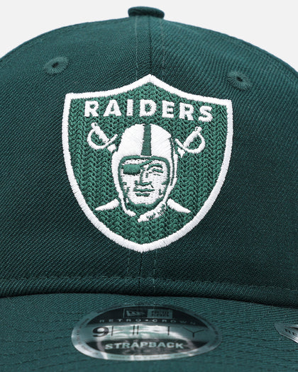 New Era Las Vegas Raiders 'Retro Crown Classic' 9FIFTY Retro Crown Strapback Dark Green