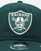 New Era Las Vegas Raiders 'Retro Crown Classic' 9FIFTY Retro Crown Strapback Dark Green