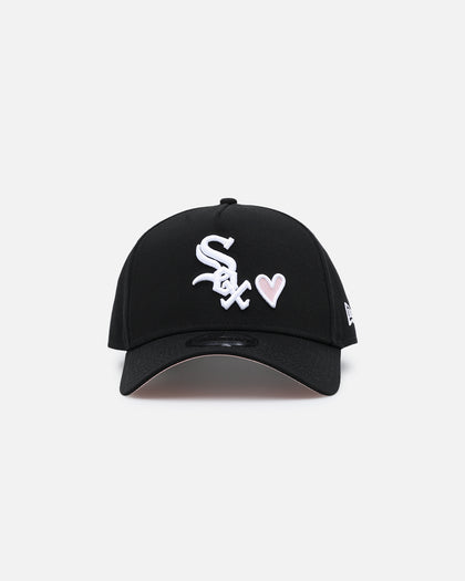 New Era Chicago White Sox 'Pink Satin Hearts' 9FORTY A-Frame Snapback Black/White