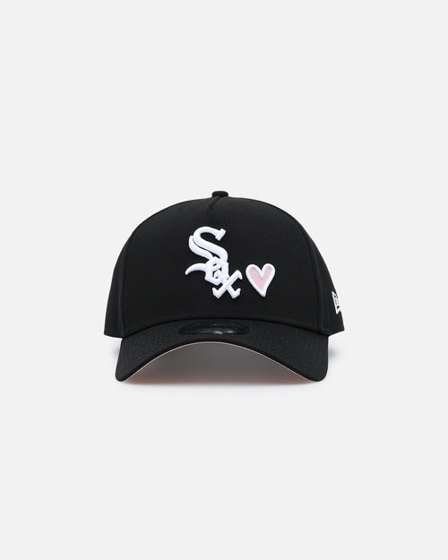 New Era Chicago White Sox 'Pink Satin Hearts' 9FORTY A-Frame Snapback Black/White