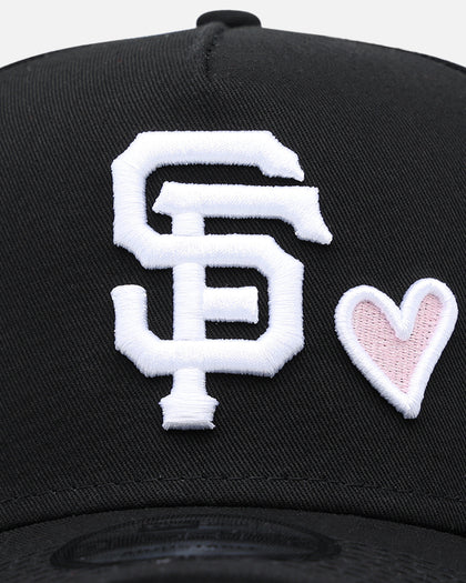New Era San Francisco Giants 'Pink Satin Hearts' 9FORTY A-Frame Snapback Black/White