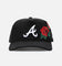 New Era Atlanta Braves 'Corduroy Rose' Pre-Curved Golfer Snapback Black Corduroy/White
