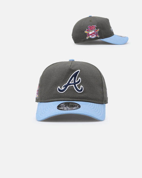 New Era Atlanta Braves 'Contrast Visor' Pre-Curved Golfer Snapback Moss/Sky
