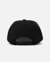 New Era Boston Red Sox 'Corduroy Roses' Golfer Pre-Curved Snapback Black Corduroy/White