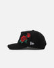 New Era Boston Red Sox 'Corduroy Roses' Golfer Pre-Curved Snapback Black Corduroy/White