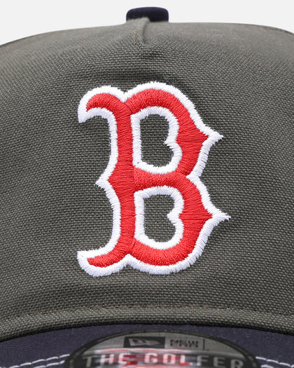 New Era Boston Red Sox 'Contrast Visor' Pre-Curved Golfer Snapback Moss/Sky