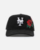 New Era New York Mets 'Corduroy Rose' Pre-Curved Golfer Snapback Black Corduroy/White