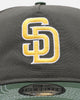New Era San Diego Padres 'Contrast Visor' Pre-Curved Golfer Snapback Moss/Green