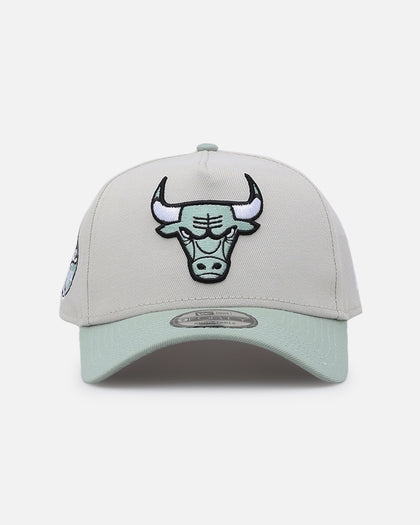 New Era Chicago Bulls 'Sea Glass' 9FORTY A-Frame Snapback Stone/Green