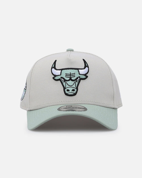 New Era Chicago Bulls 'Sea Glass' 9FORTY A-Frame Snapback Stone/Green