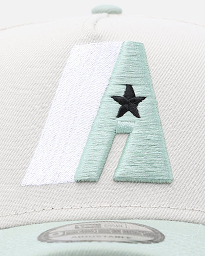 New Era Houston Astros 'Sea Glass' 9FORTY A-Frame Snapback Stone/Green