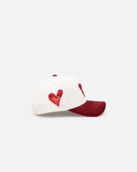 New Era Chicago Cubs 'Premium Corduroy Velvet' 9FORTY A-Frame Snapback Chrome White/Cardinal