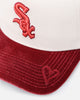 New Era Chicago White Sox 'Premium Corduroy Velvet' 9FORTY A-Frame Snapback Chrome White/Cardinal