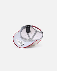 New Era Oakland Athletics 'Premium Corduroy Velvet' 9FORTY A-Frame Snapback Chrome White/Cardinal