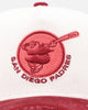 New Era San Diego Padres 'Premium Corduroy Velvet' 9FORTY A-Frame Snapback Chrome White/Cardinal