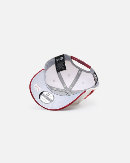 New Era San Diego Padres 'Premium Corduroy Velvet' 9FORTY A-Frame Snapback Chrome White/Cardinal