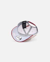 New Era Tampa Bay Rays 'Premium Corduroy Velvet' 9FORTY A-Frame Snapback Chrome White/Cardinal