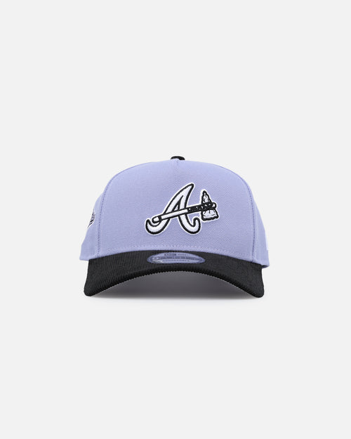 New Era Atlanta Braves 9FORTY A-Frame Snapback Lavender/Black