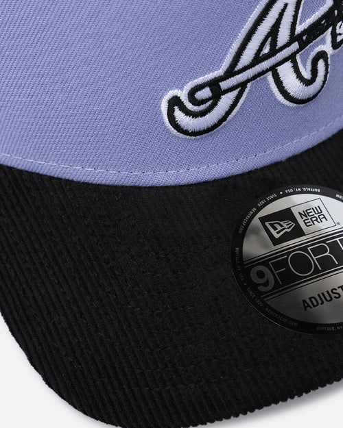 New Era Atlanta Braves 9FORTY A-Frame Snapback Lavender/Black