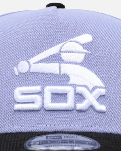 New Era Chicago White Sox 9FORTY A-Frame Snapback Lavender/Black