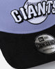 New Era San Francisco Giants 9FORTY A-Frame Snapback Lavender/Black