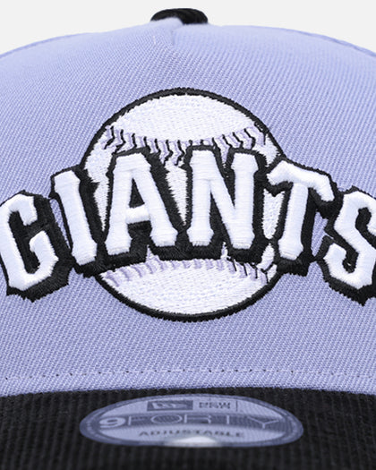 New Era San Francisco Giants 9FORTY A-Frame Snapback Lavender/Black