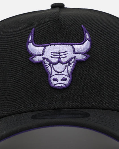 New Era Chicago Bulls 'Purple Haze' 9FORTY A-Frame Snapback Black/Purple