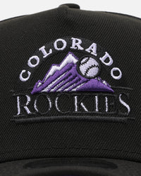 New Era Colorado Rockies 'Purple Haze' 9FORTY A-Frame Snapback Black/Purple