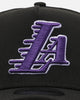 New Era Los Angeles Lakers 'Purple Haze' 9FORTY A-Frame Snapback Black/Purple