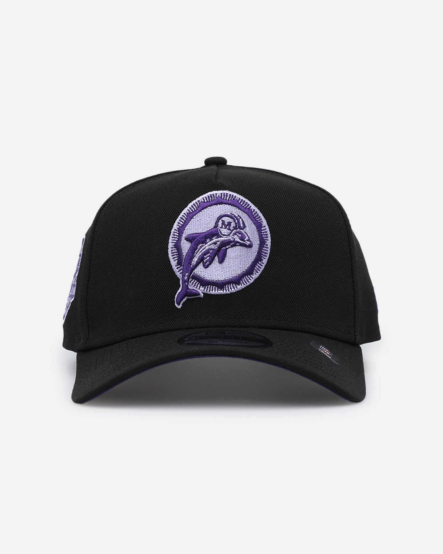New Era Miami Dolphins 'Purple Haze' 9FORTY A-Frame Snapback Black