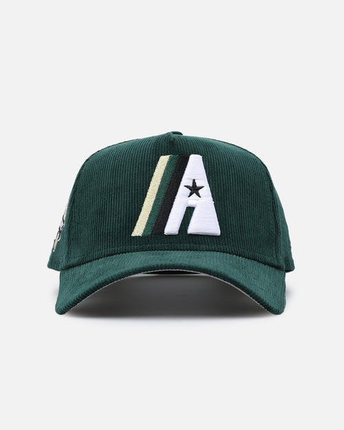 New Era Houston Astros 'Dark Green Cord' 9FORTY A-Frame Snapback Dark Green