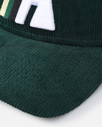 New Era Houston Astros 'Dark Green Cord' 9FORTY A-Frame Snapback Dark Green