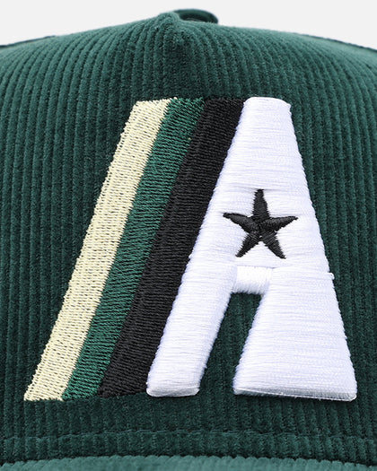 New Era Houston Astros 'Dark Green Cord' 9FORTY A-Frame Snapback Dark Green