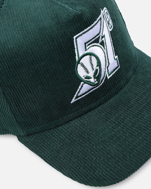 New Era Las Vegas 51s 'Dark Green Cord' 9FORTY A-Frame Snapback Dark Green