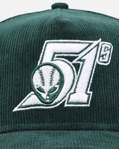 New Era Las Vegas 51s 'Dark Green Cord' 9FORTY A-Frame Snapback Dark Green