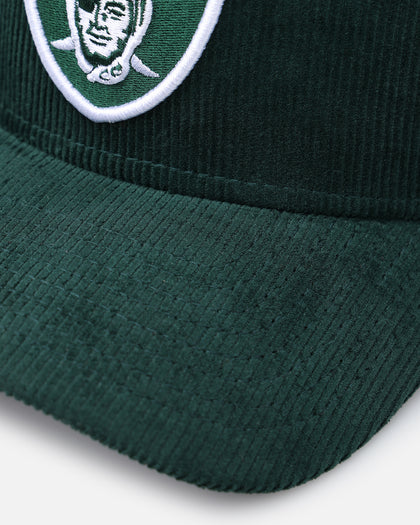 New Era Las Vegas Raiders 'Dark Green Cord' 9FORTY A-Frame Snapback Dark Green