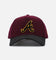 New Era Atlanta Braves 'Large Chenille' 9FORTY A-Frame Snapback Maroon