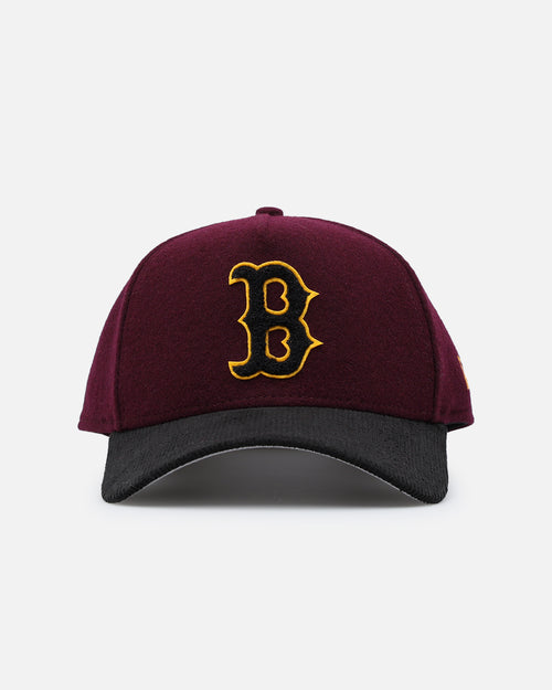 New Era Boston Red Sox 'Large Chenille' 9FORTY A-Frame Snapback Maroon