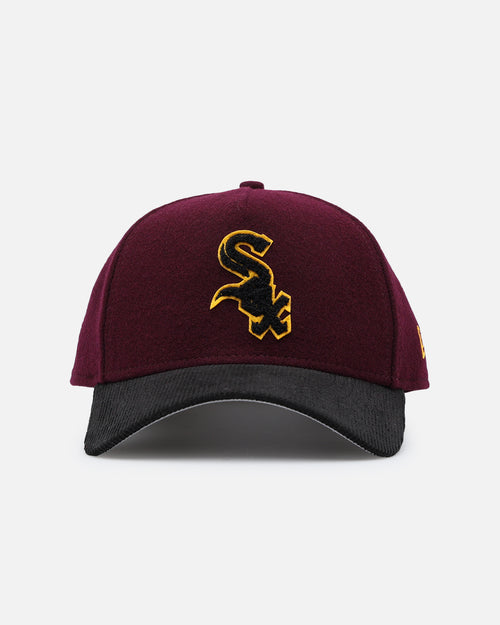 New Era Chicago White Sox 'Large Chenille' 9FORTY A-Frame Snapback Maroon