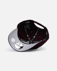 New Era Chicago White Sox 'Large Chenille' 9FORTY A-Frame Snapback Maroon