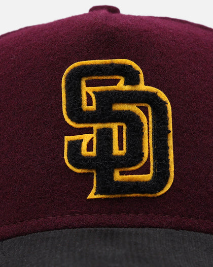 New Era San Diego Padres 'Large Chenille' 9FORTY A-Frame Snapback Maroon