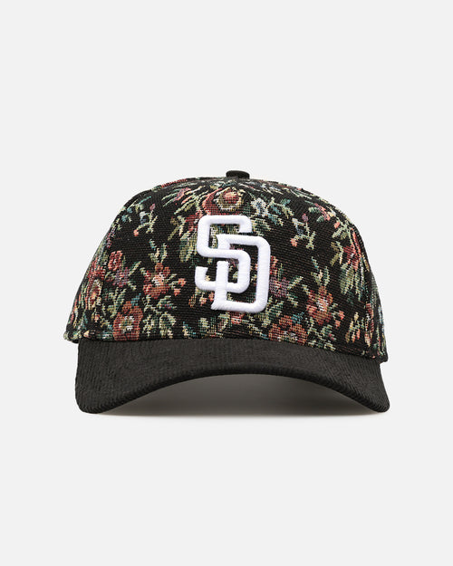 New Era San Diego Padres 'Floral Tapestry' 9FORTY A-Frame Snapback Tapestry/Black