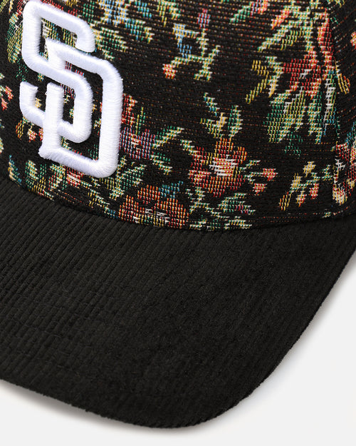New Era San Diego Padres 'Floral Tapestry' 9FORTY A-Frame Snapback Tapestry/Black