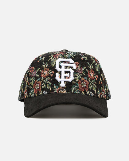 New Era San Francisco Giants 'Floral Tapestry' 9FORTY A-Frame Snapback Tapestry/Black