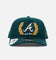 New Era Atlanta Braves 'Heritage Golf' Pre-Curved Golfer Snapback Cilantro Green