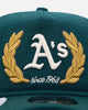 New Era Oakland Athletics 'Heritage Golf' Pre-Curved Golfer Snapback Cilantro Green
